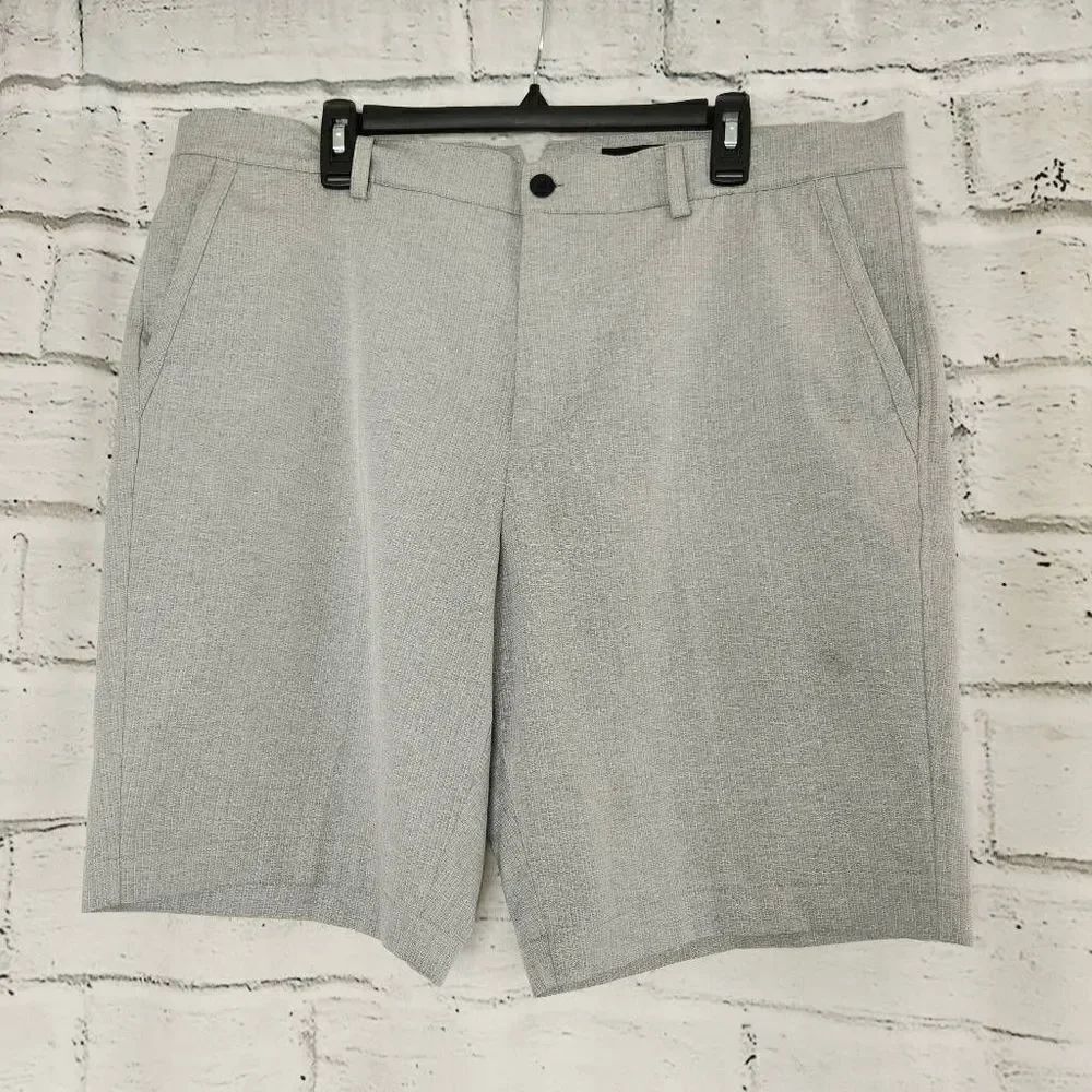 Dunning Golf Shorts Gray Everbest Mens Size 38 Perfeomance Shorts 9" Inseam